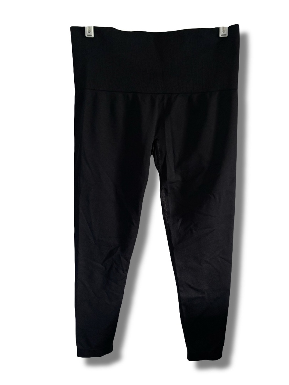 knix Black Seamless Everyday Highwaisted Crop Leggings Size XL